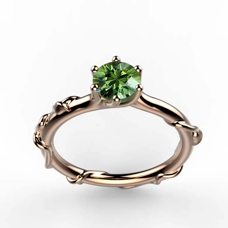 Bague saphir vert Tivoli