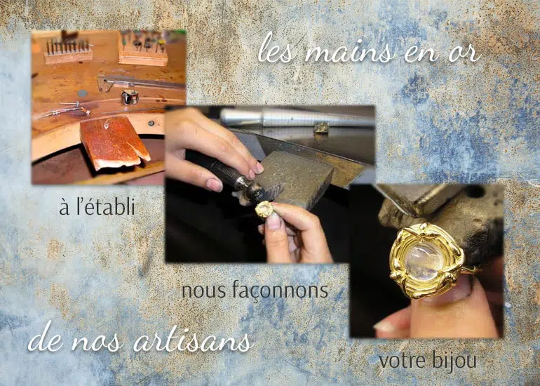 Bijoux or ethique et equitable, une fabrication artisanale francaise