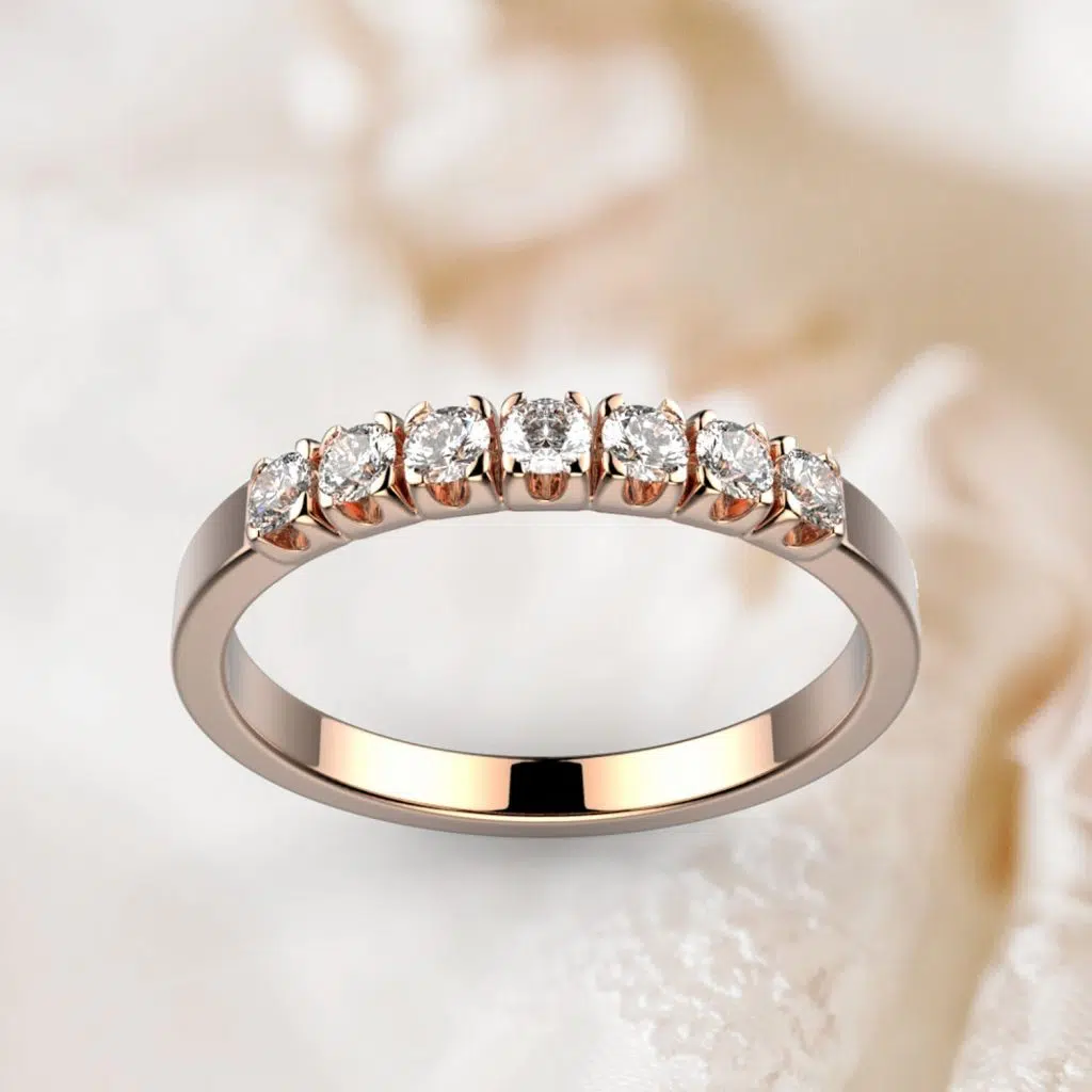 Alliance diamant femme, un anneau scintillant de mille feux