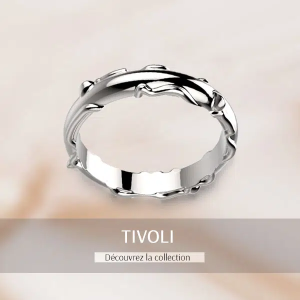 Alliances de mariage femme originales collection Tivoli