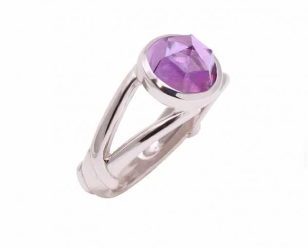 Bague RoseCut Améthyste