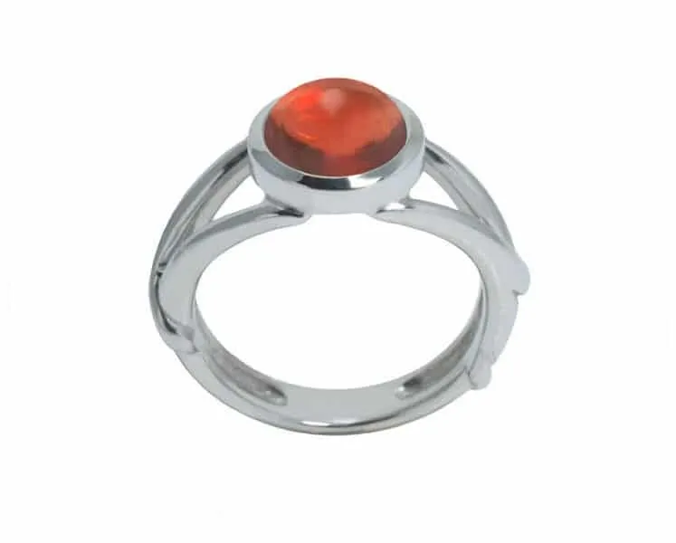 Bague cabochon Grenat