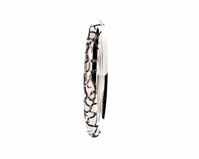 Alliance originale or blanc Terres Sauvages 2 mm