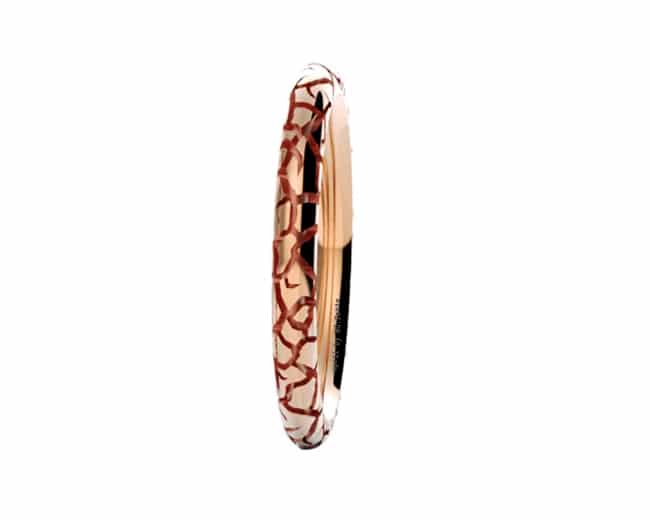 Alliance originale femme or rose Terres Sauvages 2 mm