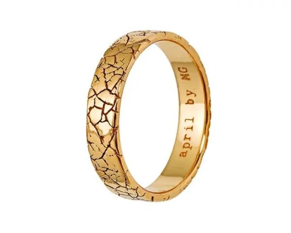 Alliance originale or jaune Terres Sauvages ruban