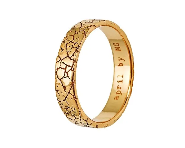 Alliance originale or jaune Terres Sauvages ruban