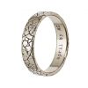 Alliance homme originale or blanc ruban Terres Sauvages