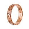 Alliance originale or rose Terres Sauvages ruban