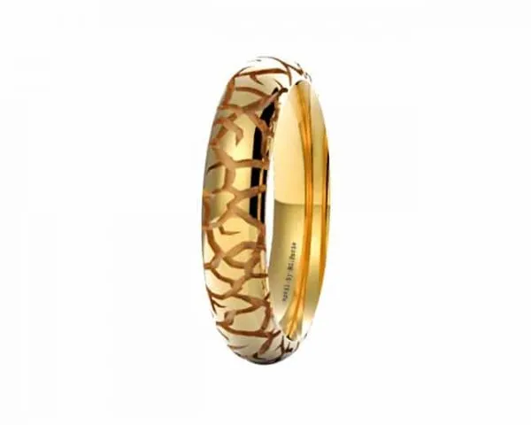 Alliance originale or jaune Terres Sauvages 3 mm