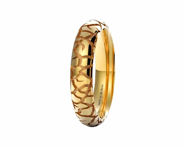 Alliance originale or jaune Terres Sauvages 3 mm