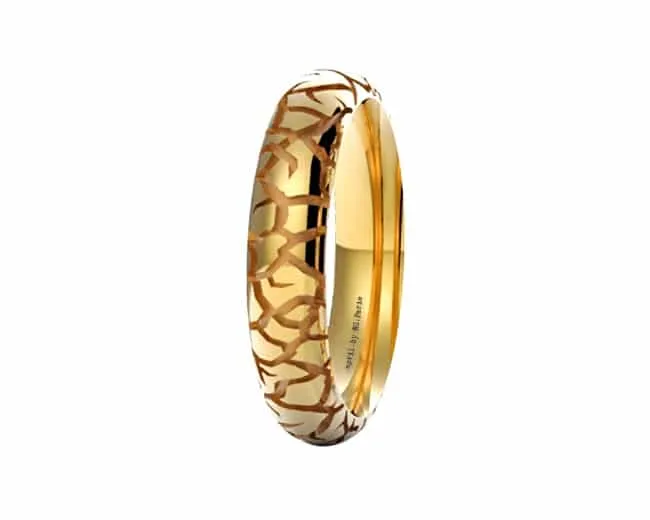 Alliance originale or jaune Terres Sauvages 3 mm