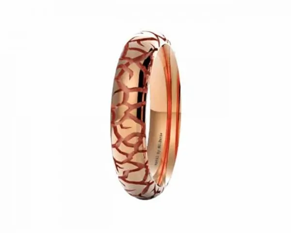 Alliance originale or rose Terres Sauvages 3 mm