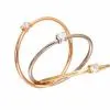 Bague 3 ors, Diamant 0.15 ct