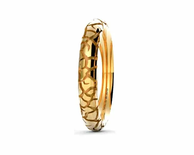Alliance originale or jaune Terres Sauvages 2.5 mm