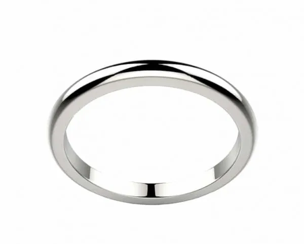 Alliance femme or blanc Candide