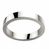 Alliance Homme ruban or blanc Julien