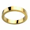 Alliance Homme ruban or jaune Julien