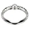 Bague Diamant or blanc Terres Sauvages clos