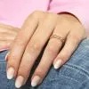 Alliance diamant or rose 8 pierres Lakme - April Paris