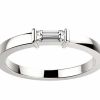 Alliance Diamant or blanc EssentiElle baguette
