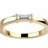 Alliance Diamant or jaune EssentiElle diamant baguette