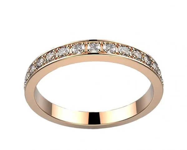 Alliance Diamant or rose Brocéliande