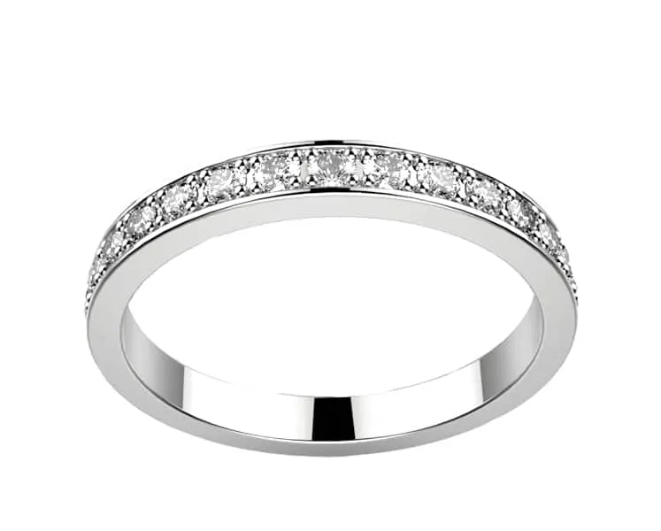 Alliance Diamant or blanc Brocéliande