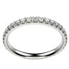 Alliance Diamant femme or blanc Promesse TC