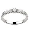 Alliance femme or blanc diamant Morgane