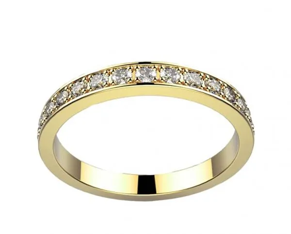 Alliance Diamant or jaune Brocéliande