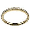 Alliance Diamant femme or jaune Promesse tour complet
