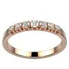 Alliance or rose diamant Morgane