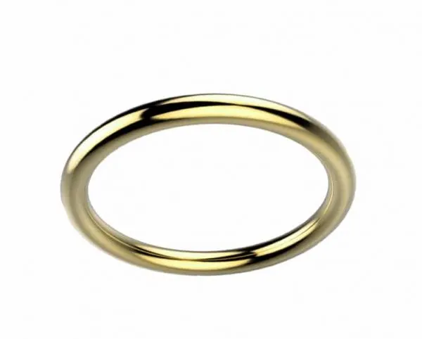 Alliance femme or jaune Clio