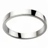 Alliance femme or blanc Morgan ruban