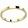 Alliance femme or jaune Morgan ruban fin