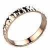 Alliance-originale-or-rose-ruban-semi-plat-Dunes