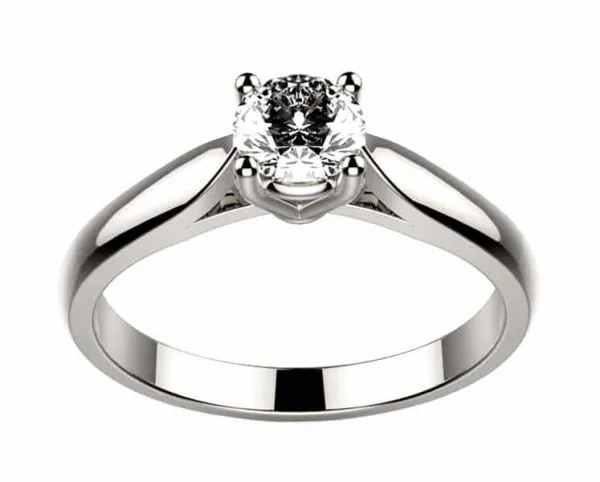 Bague diamant or blanc Adhara