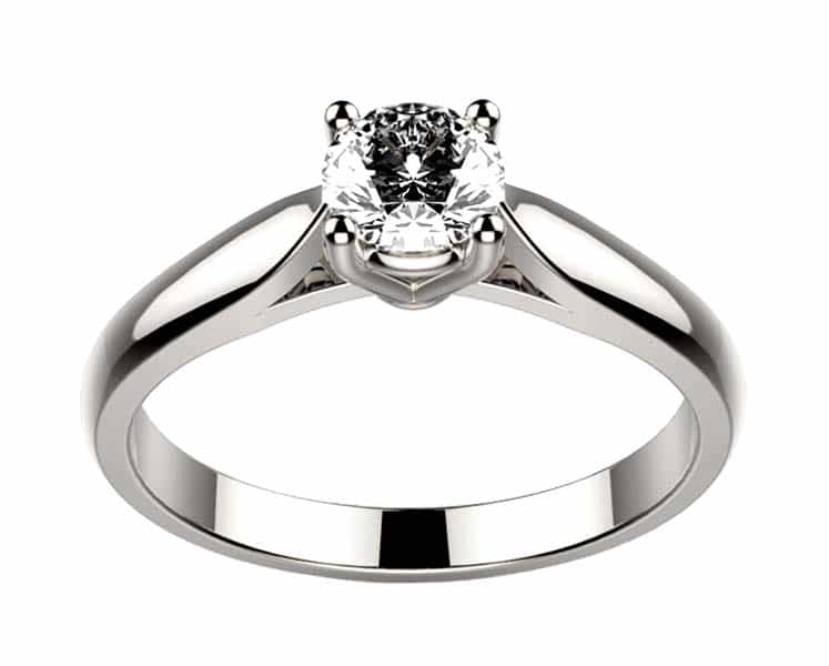 Bague diamant or blanc Adhara