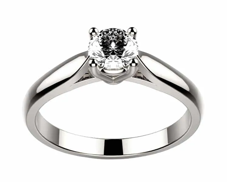 Bague diamant or blanc Adhara
