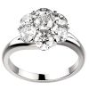 Bague diamant or blanc Clio 7.0