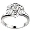 Bague diamant or blanc Clio 7.0