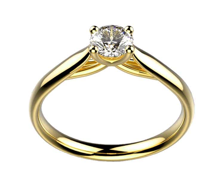 Bague-de-fiançailles-Solitaire-diamant-or-jaune-Dana