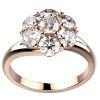 Bague diamant or rose Clio 7.0