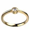 Or rose et Diamant 0.10 ct