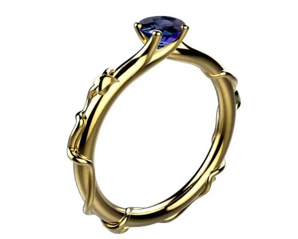 Saphir bleu 0.50 ct