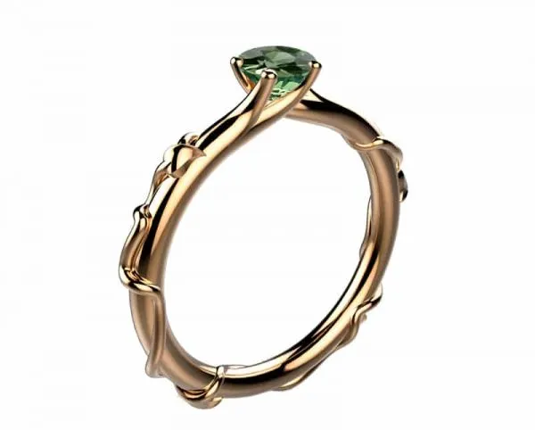 Saphir vert 0.50 ct