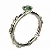 Saphir vert or rose