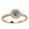 Saphir bleu et Diamant