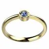 Saphir bleu 0.15 ct