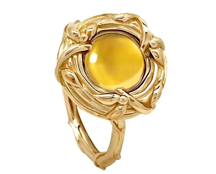 Cabochon Citrine